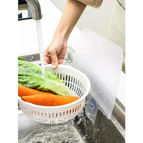 Защитный кухонный экран от брызг воды на раковину универсальный 416₽