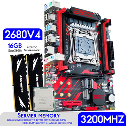 Комплект Atermiter X99 + Xeon E5 2680v4 + DDR4 16Гб 3200Mhz