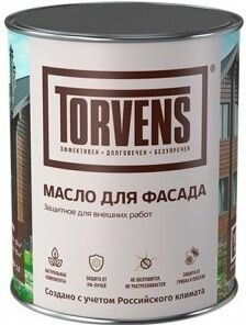 Масло для Ремонта Фасада Torvens 1л Бесцветное Защитное для Внешних Работ / Торвинс