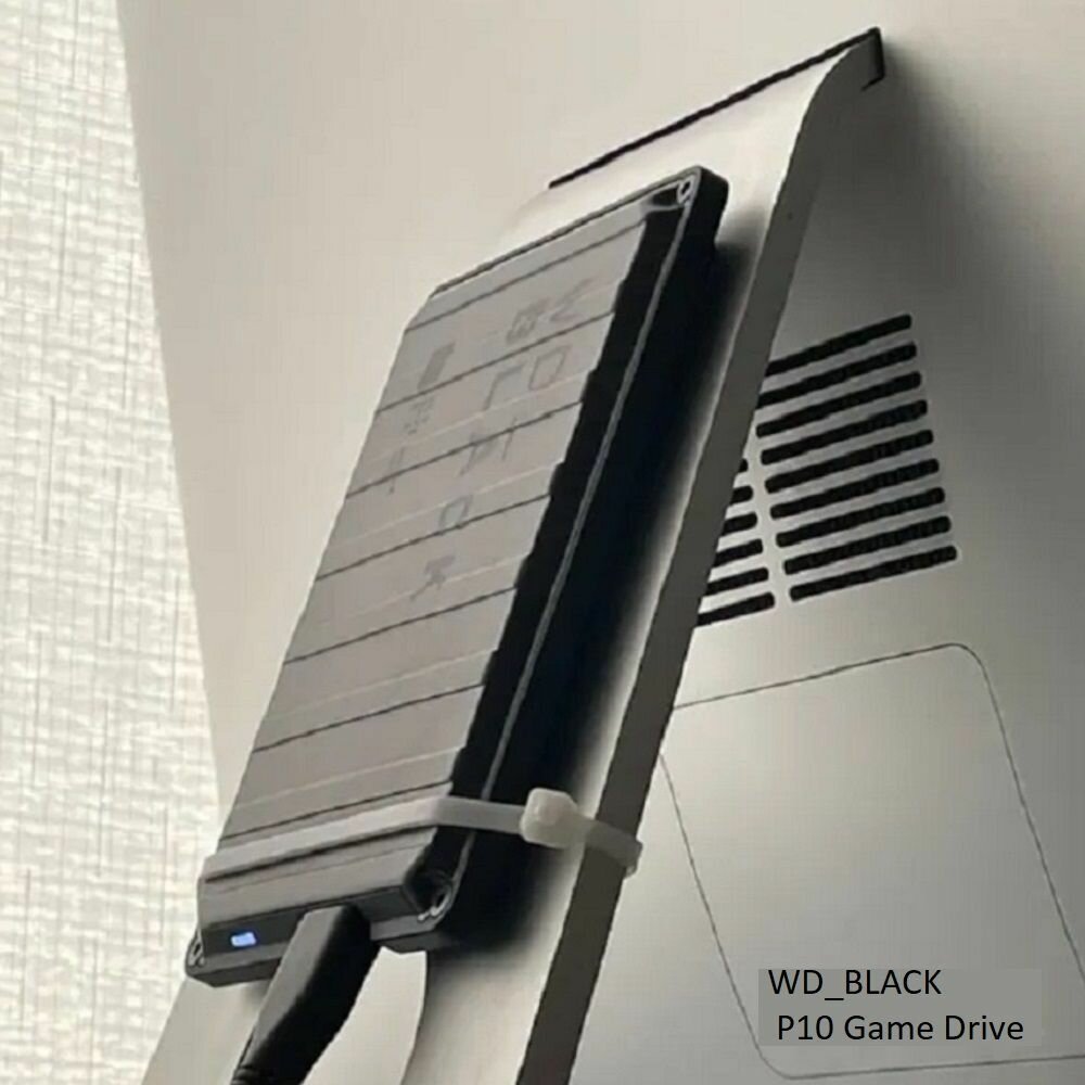 Внешний жесткий диск WD P10 Game Drive , 5ТБ, черный - фото №18