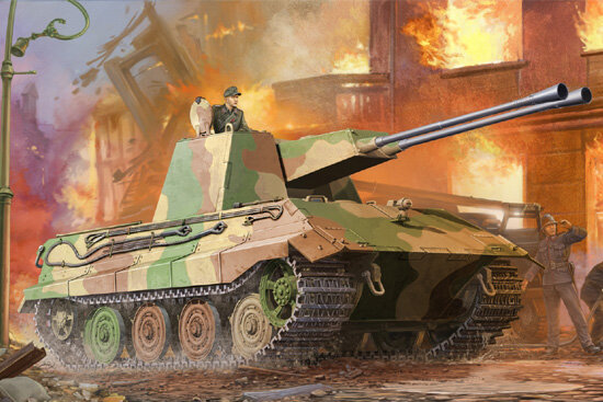 Сборная модель зенитного танка Е-75 (1/35) Trumpeter 01539