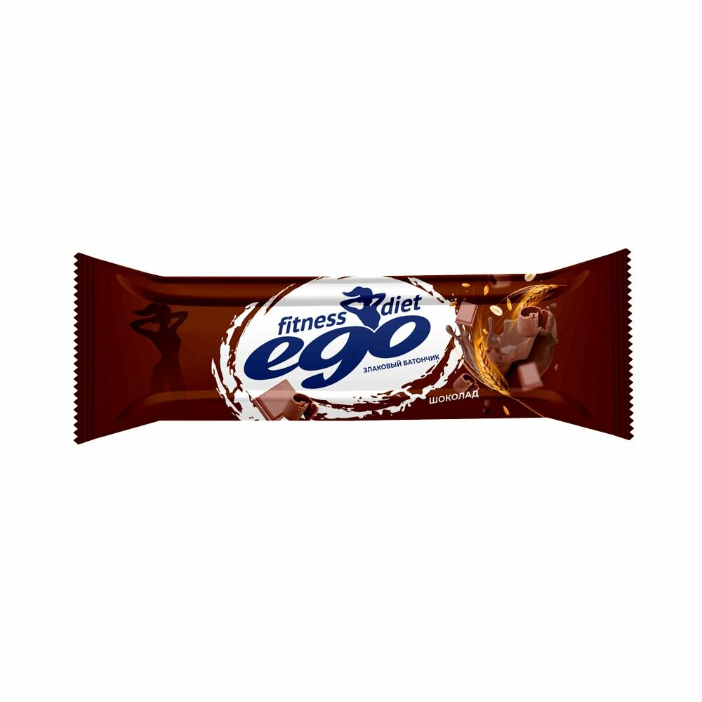 Батончик злаковый "Ego fitness" Гранола-Темный шоколад с витаминами и железом 8 шт по 27 гр - фотография № 5