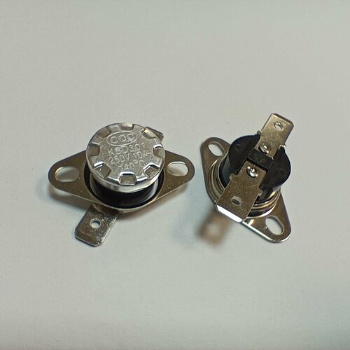 2 штуки Термореле KSD301 140C 10A 250V пластик нзамкн термостат 350₽