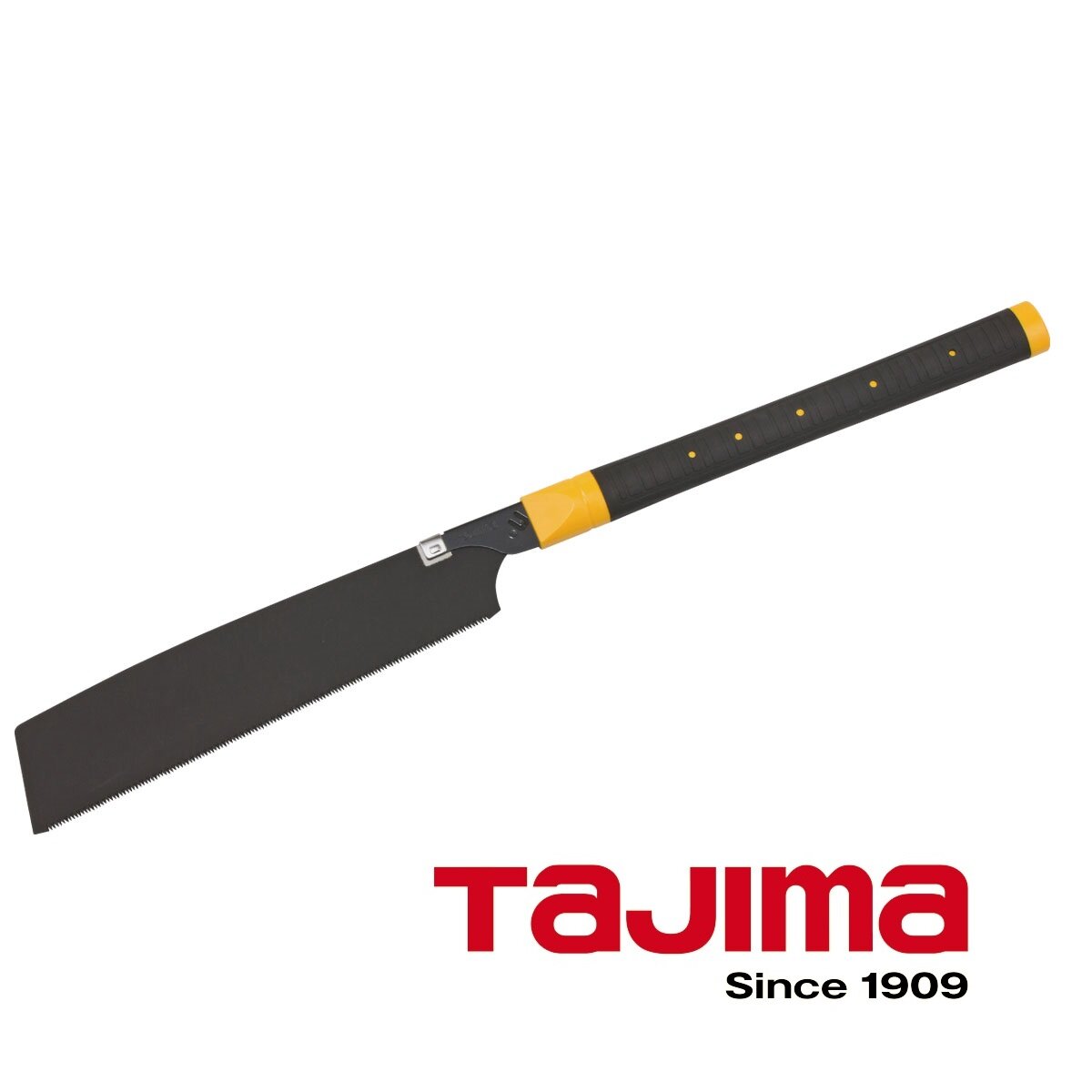 Пила ручная TAJIMA JAPAN Pull JPR265FBR 265мм с прямой обрезиненной ручкой и полотном с покрытием