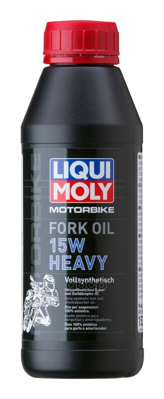 LiquiMoly 15W Mottorad Fork Oil Heavy (0.5L)_масло! для вилок и амортизаторов синт.\ LIQUI MOLY 1524 | цена за 1 шт