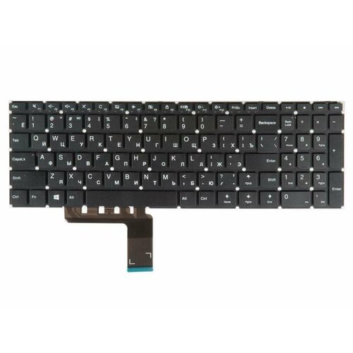 Клавиатура (keyboard) для ноутбука Lenovo IdeaPad 310, 310-15ABR, 310-15IAP, NSK-BV0SN клавиатура zeepdeep для ноутбука lenovo ideapad 310 310 15isk v310 15isk 310 15abr 310 15iap черная без рамки гор enter nsk bv0sn