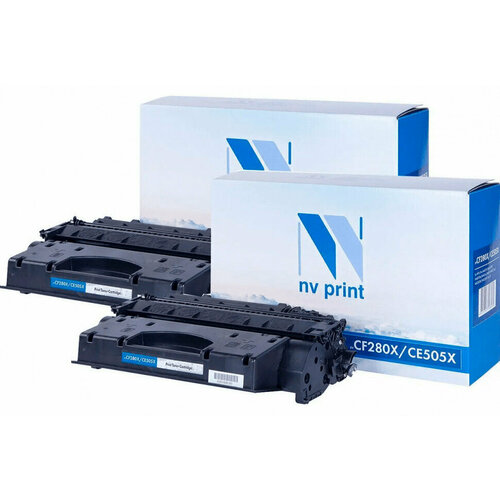 Комплект картриджей для лазерного принтера NVP NV-CF280X/CE505X-SET2 nv print nv cf280x ce505x 719h