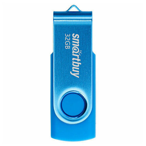 Флеш-диск 32 GB SMARTBUY Twist USB 2.0, синий, SB032GB2TWB - 2 шт.