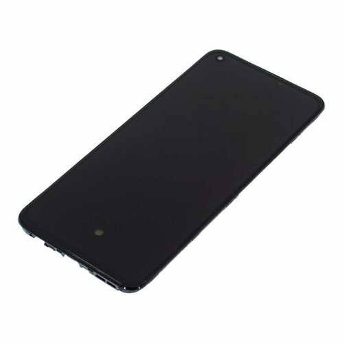 Дисплей для Realme 8 4G / 8 Pro 4G (в сборе с тачскрином) в рамке, черный, AA дисплей для oppo a52 4g a72 4g в сборе с тачскрином тип 1 черный aa