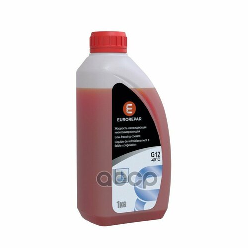 Антифриз Eurorepar Coolant G12 Готовый -40c Красный 1 Л Slm0017800 EUROREPAR арт. SLM0017800