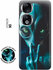 Силиконовый чехол на Honor 90 / Хонор 90 с рисунком "Я слежу за т...