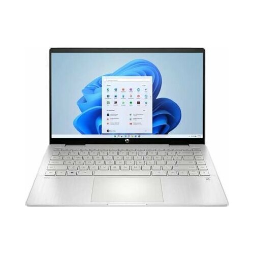 Ноутбук HP Pavilion x360 14-ek1015ci 84J78EA, 14, трансформер, IPS, Intel Core i7 1355U 1.7ГГц, 10-ядерный, 16ГБ DDR4, 512ГБ SSD, Intel Iris Xe graphics, Free DOS, серебристый ноутбук hp elitebook 840 g8 14 ips intel core i5 1145g7 2 6ггц 4 ядерный 16гб ddr4 512гб ssd