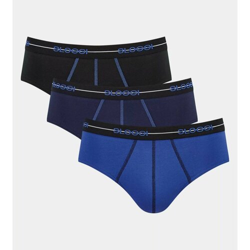 фото Трусы sloggi, размер l, черный, синий