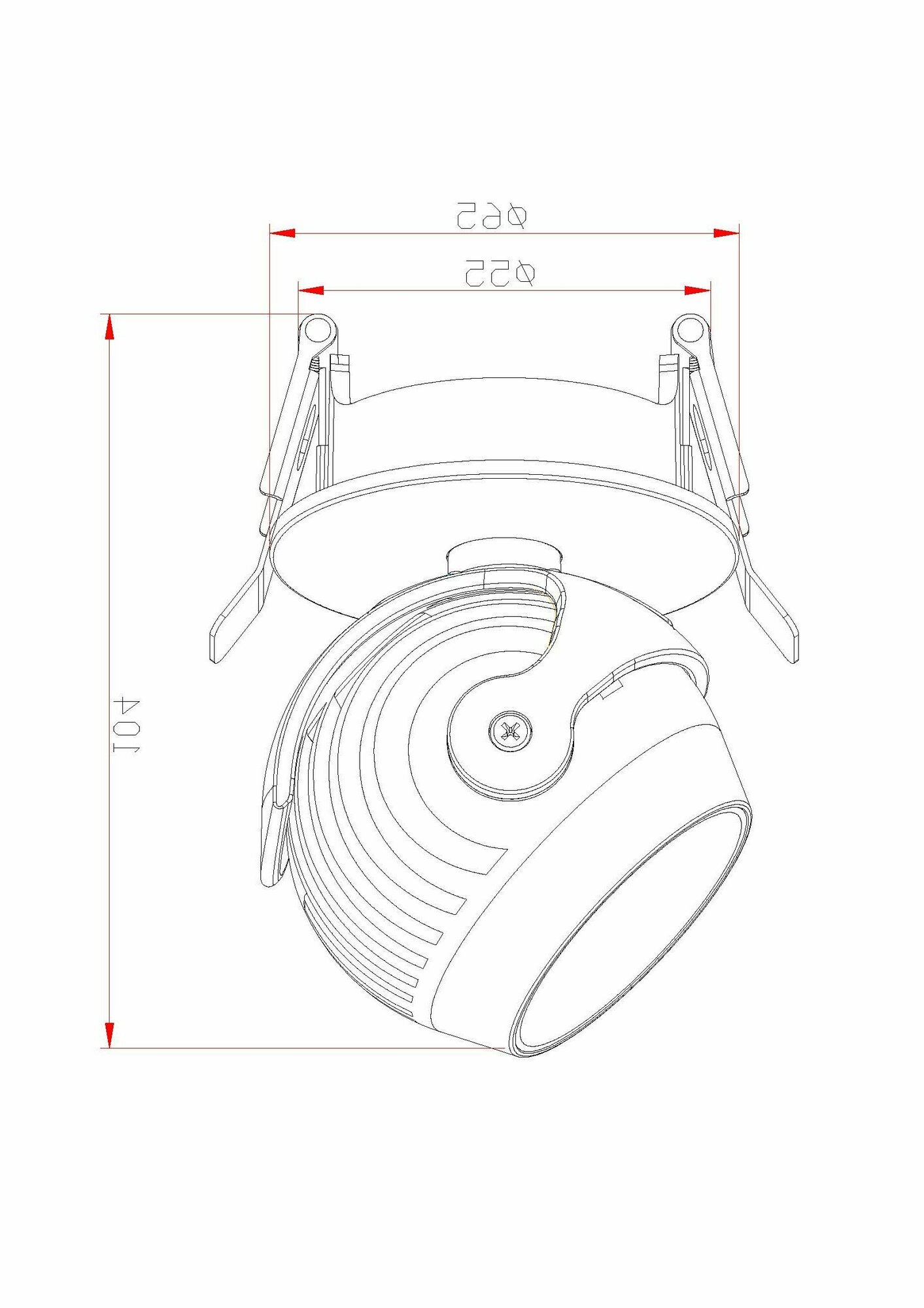 FIBERLI Светодиодный светильник 7002-ZZ10W(W) - фотография № 3