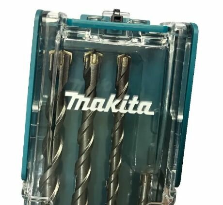 Набор буров Makita SDS-plus 4Cutter 5 шт. (5,6,8,10 мм) E-14249