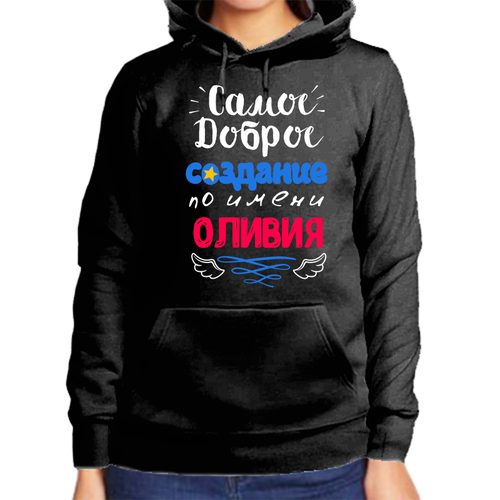 фото Худи, размер xl, черный нет бренда