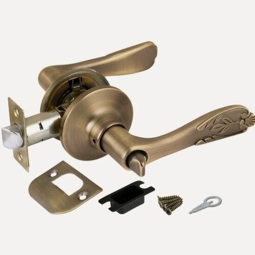 Изображение товара Ручка защелка Punto DK633 MAB-BK (6033 MAB-B ) (фик.) мат. бронза