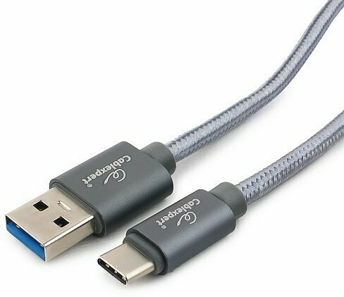 Кабель USB - USB Type-C, 1.8м, Gembird (CC-P-USBC03Gy-1.8M)