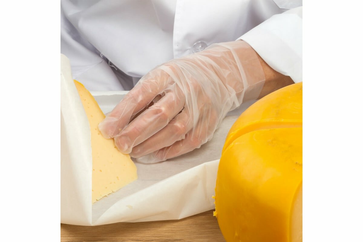 AVIORA Перчатки одноразовые, эластомер, размер L, 100 шт. в уп. 402-752 — фото 1