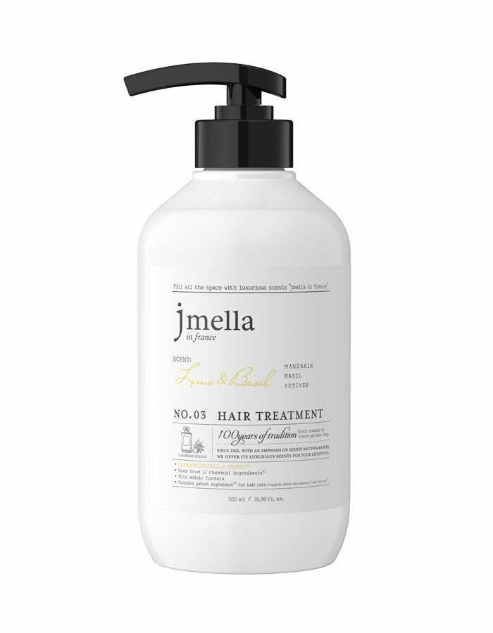 Jmella In France Lime & Basil - Hair Treatment Маска для волос "лайм и базилик" 500 мл.
