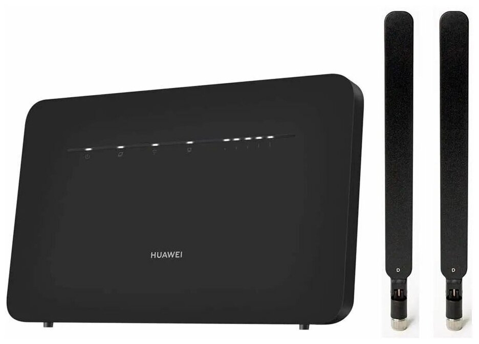 Роутер 4G/Wi-Fi Huawei B535-232a (51060HVA) 802.11ac 2.4/5ГГц 867Mbps 3xGbLAN SIM черный — фото 1