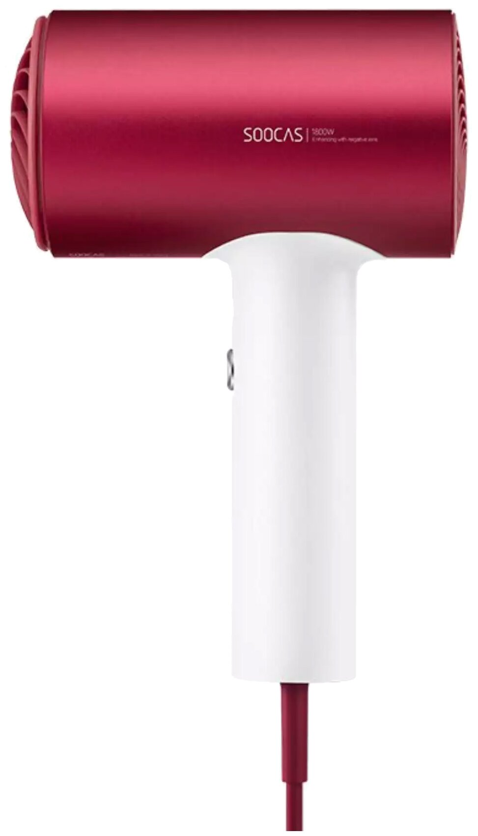 Фен Soocas Фен для волос Soocas H5 (CN), с насадкой диффузором, красный