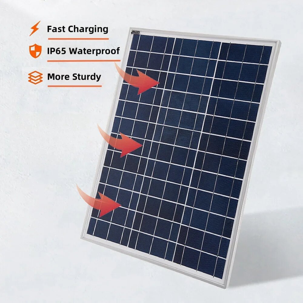Солнечная панель 500 Вт 12 В, кремниевая, 1000W Controller Kit — фото 1
