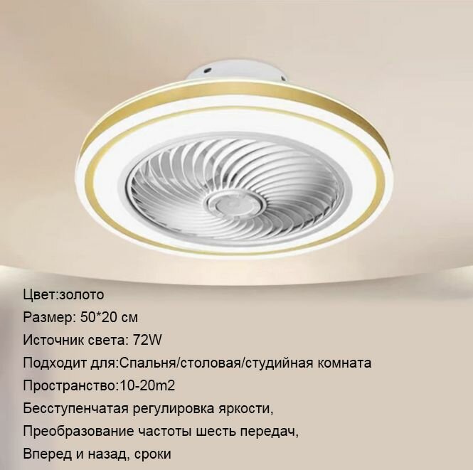 Люстра-вентилятор — фото 1