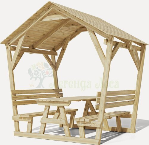 Изображение товара Беседка легенда леса садовая для дачи
