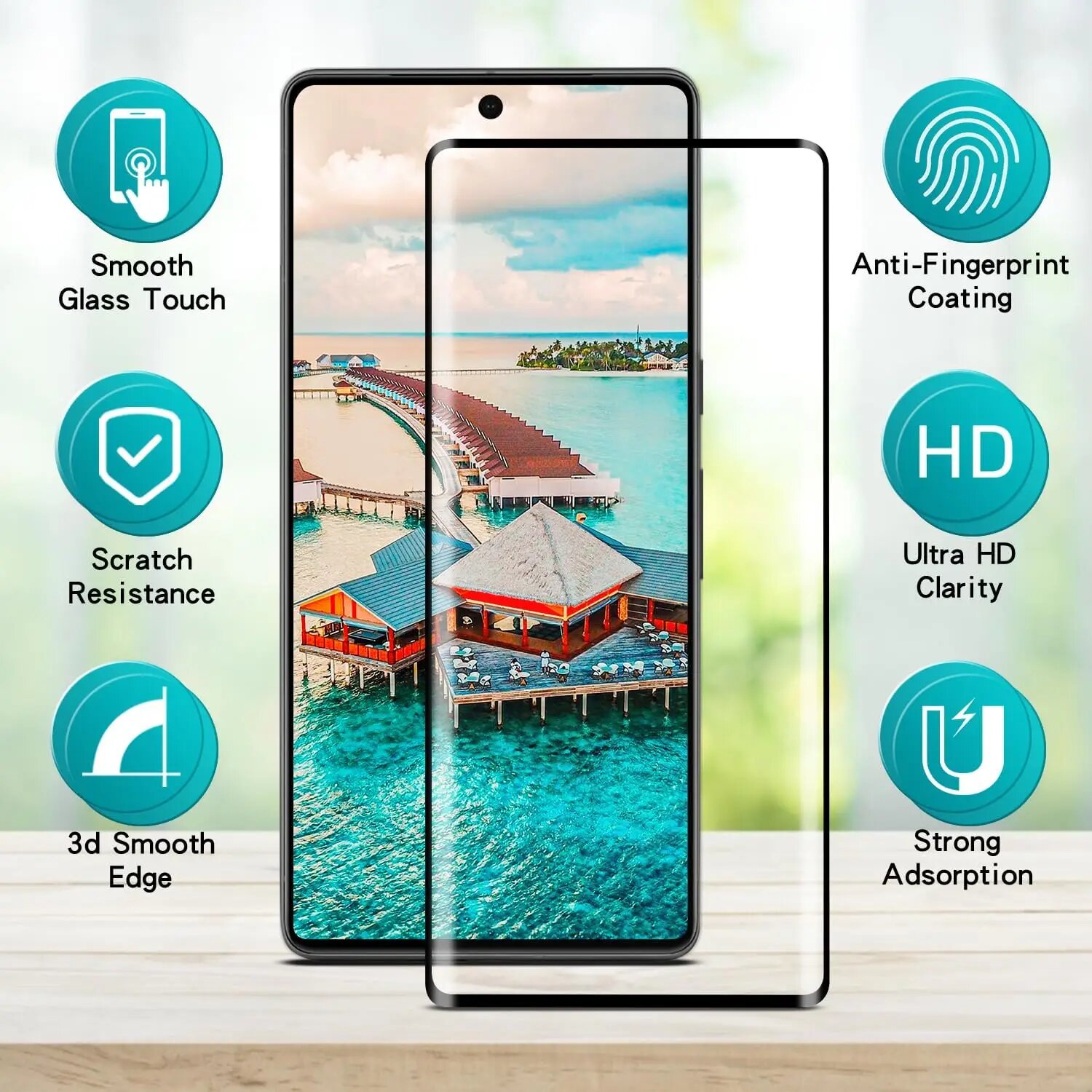 Защитное стекло 3D для Infinix Note 40 Pro, закаленное стекло для экрана Infinix Note 40 Pro Plus, объектив камеры 4G 5G, Only 1PC Front Glass, Note 40 Pro 4G — фото 1