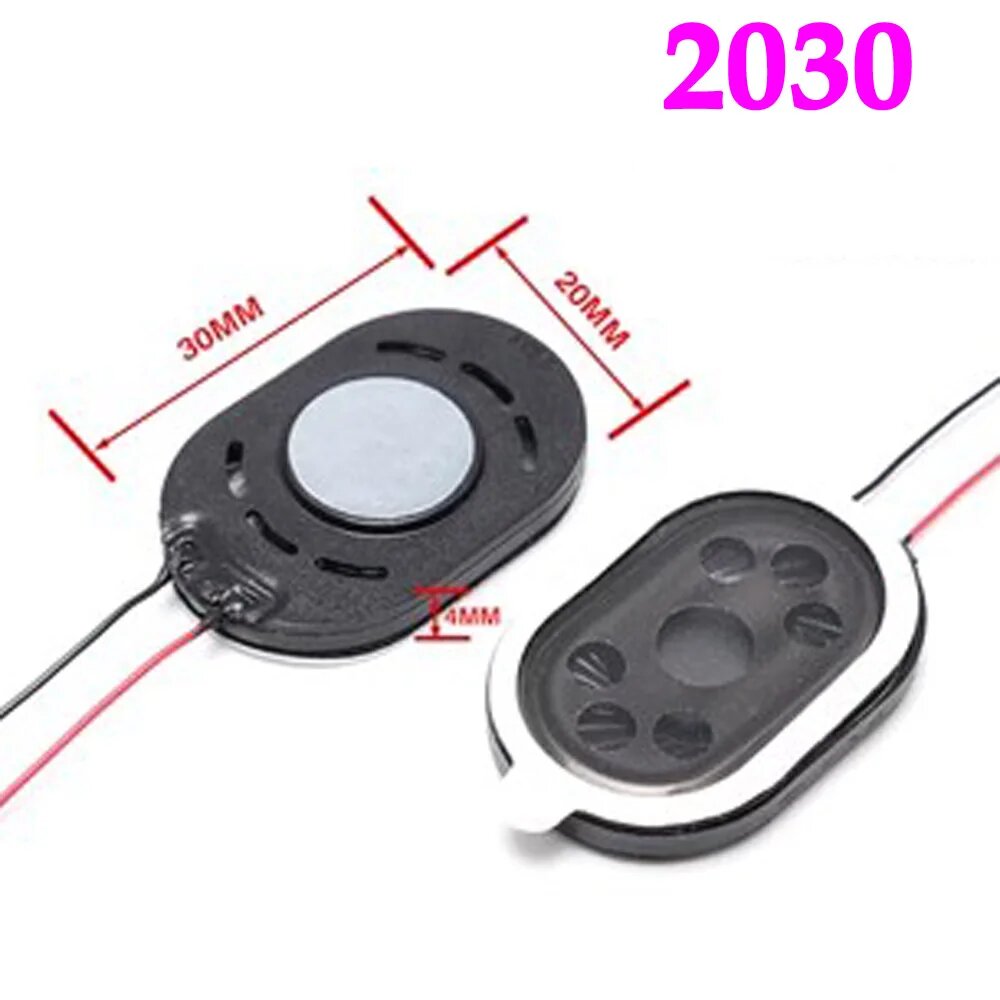 Динамик LAJQTAO 8R 1Вт для телефона, планшета, 2030mm, 10pcs