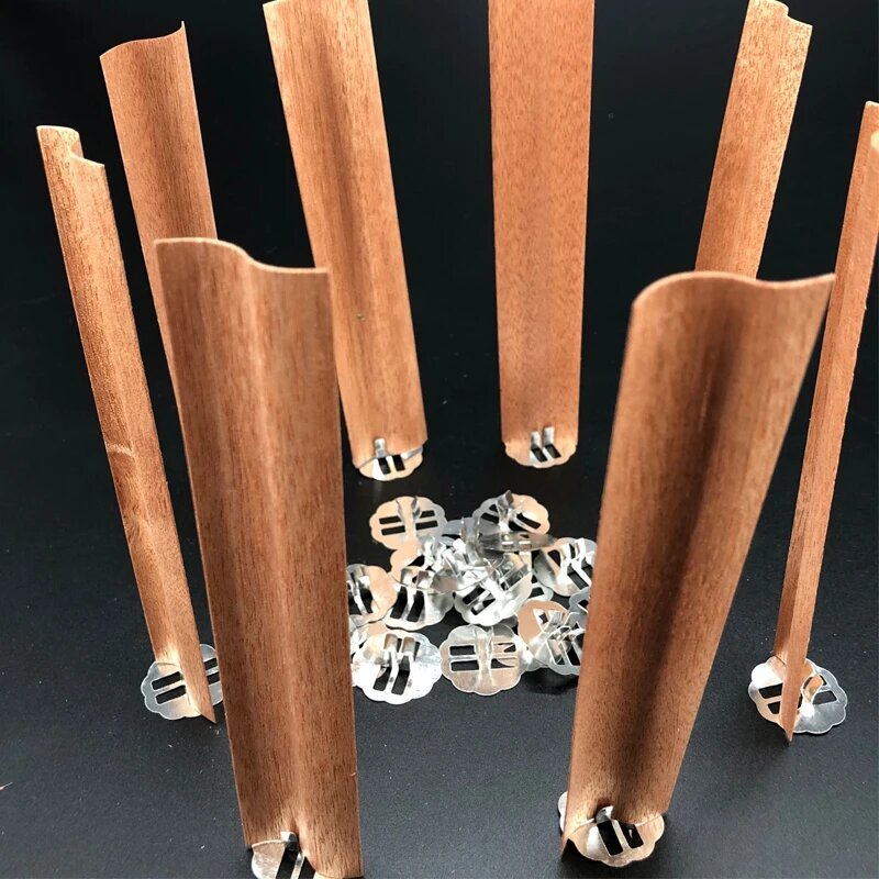 Деревянные фитили для свечей 10 шт. 30x60mm