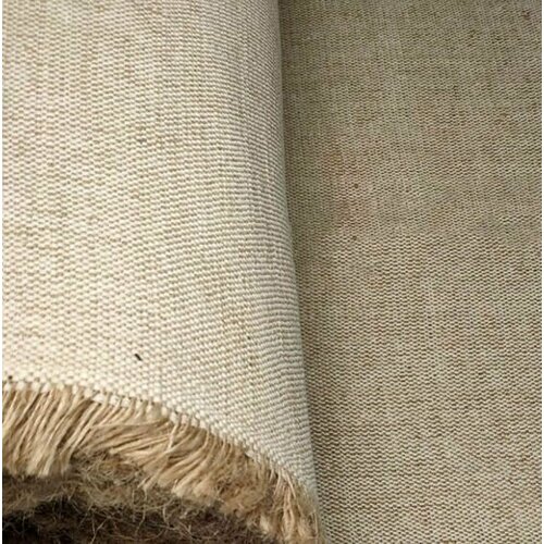 Парусина хлопок-джут 380 г/кв. м для рукоделия , 1 метр (ширина 96см)