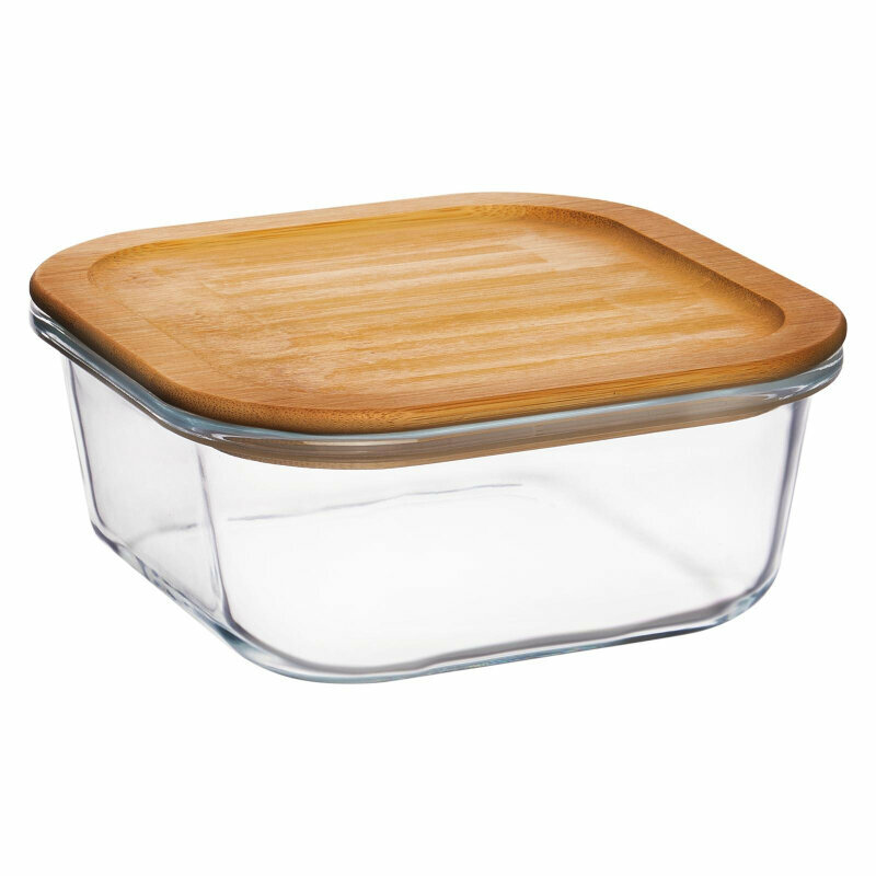 Контейнер стекл квадр 800мл бамб/кр Studio TM Appetite 1807319