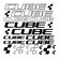 Для CUBE Новый набор наклеек Набор наклеек для велосипеда Спортив...