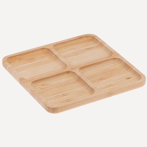 Изображение товара Менажница PERFECTO LINEA Bamboo 22х22 см деревянная бамбуковая 38-222201