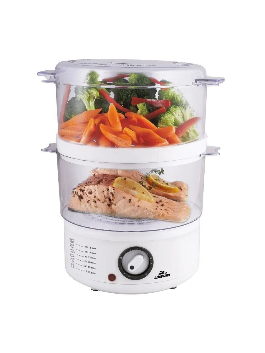 Пароварка Добрыня DO-3203 600Вт 5л белый