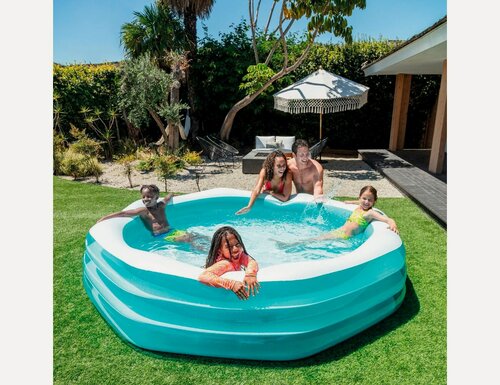 Изображение товара Надувной семейный бассейн Интекс (Intex) Восьмиугольный, 254х254х56 см, от 6 лет, 58492