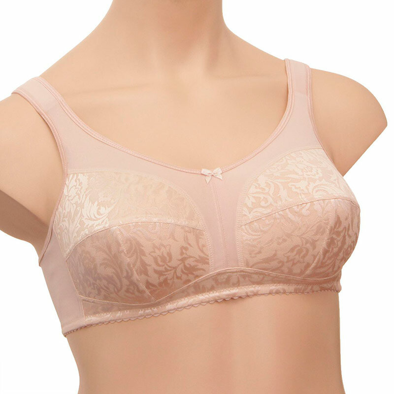 Бюстгальтер VALERIA для фиксации протеза молочной железы арт. ЛФ0789К 168 р.95B/серебристый пион