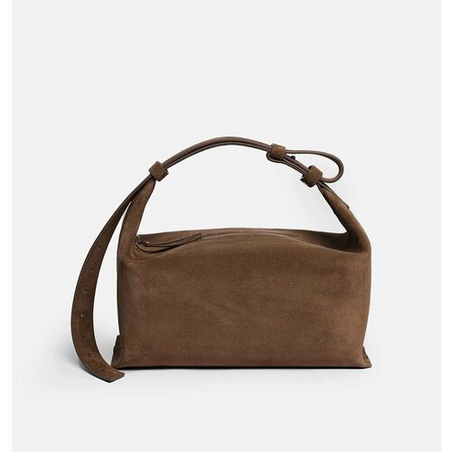 Сумка CNS - COINED IN STONE BOBBI medium pecan pie фактура бархатистая коричневый 21600₽