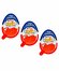 Шоколадное яйцо Kinder Joy Funko Harry Potter, Гарри Поттер 3 шт ...