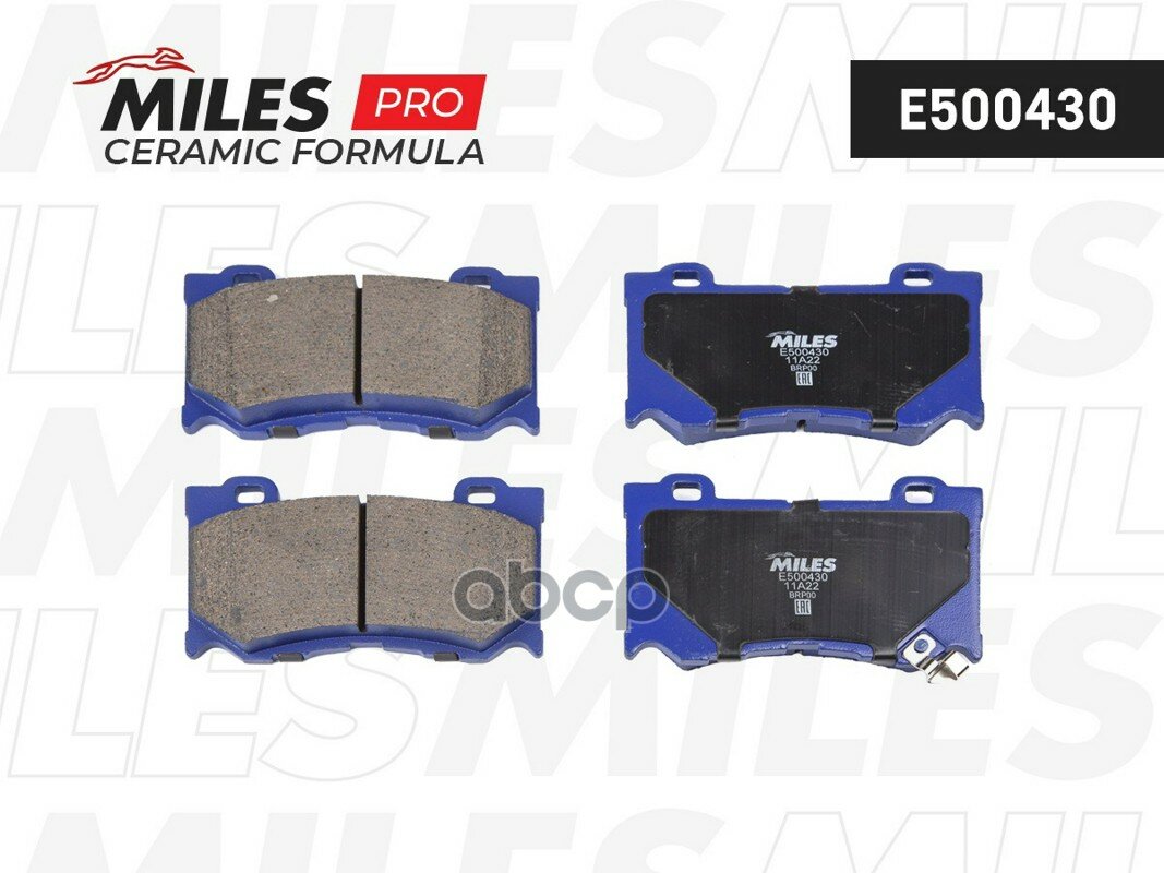 Колодки тормозные передние (Смесь CERAMIC серия PRO) INFINITI FX35/37/50 08-/GS35/37/25 06- (TRW GDB3505) E500430 Miles арт. .