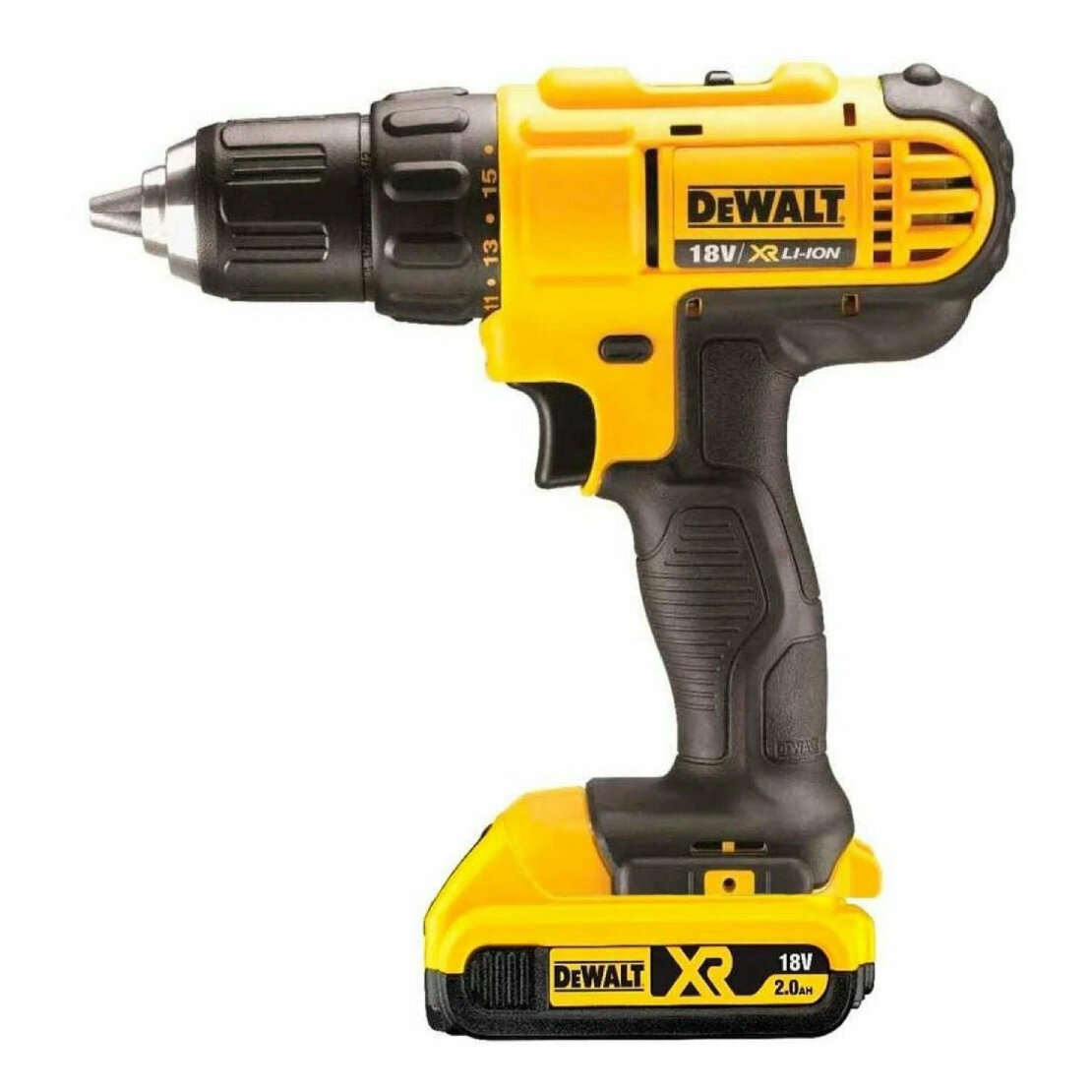 Дрель-шуруповерт аккумуляторная DeWALT 18.0 В XR 300Вт LED