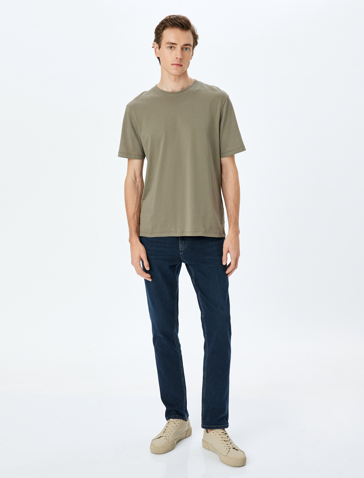 Джинсы KOTON размер W36 L34 (рост 188 см) серый синий