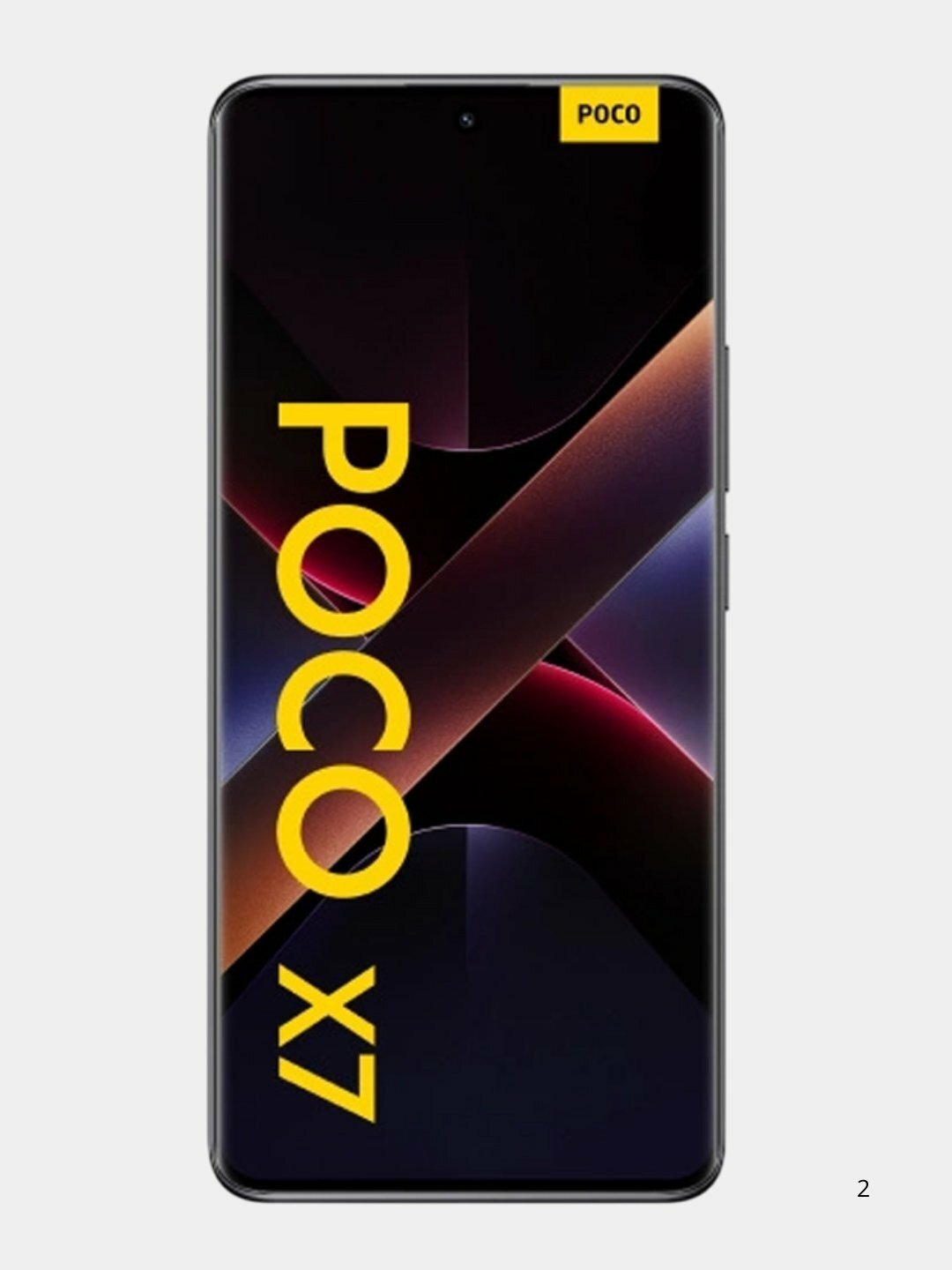 Смартфон Xiaomi Poco X7, экран 6,67", AMOLED, 1220x2712, 5G, черный,8/256GB — фото 1