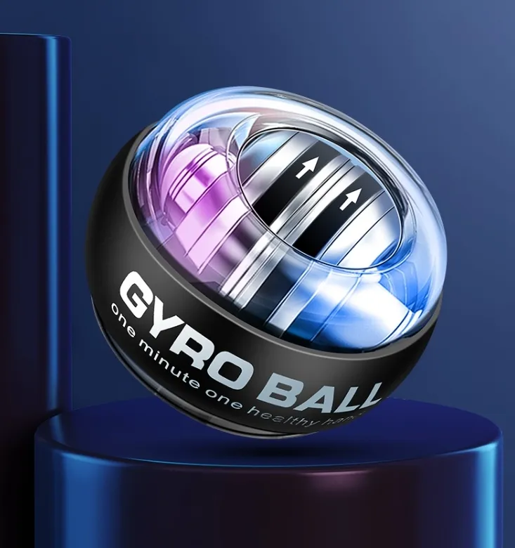 Кистевой эспандер GYRO BALL / гироскопический эспандер с автозапуском и подсветкой HLDZ