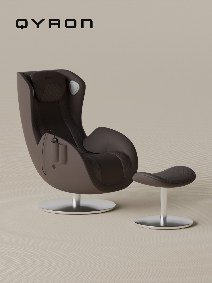 Массажное кресло QYRON MC301 коричневый
