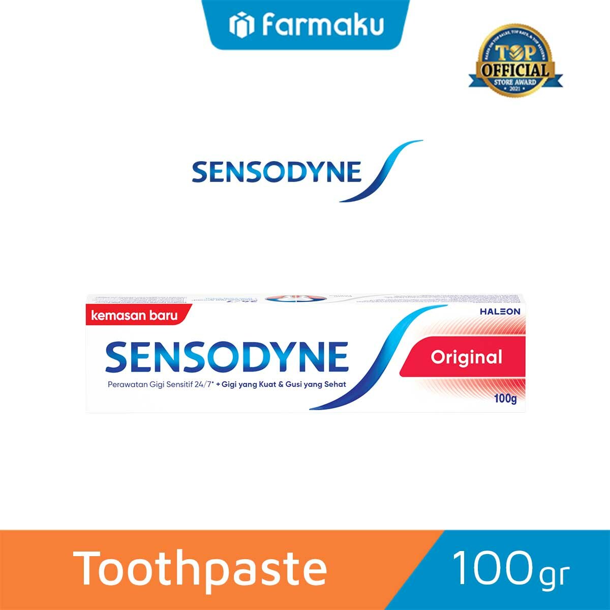 Зубная паста Sensodyne "Ежедневная защита", мягкая мята, с фтором