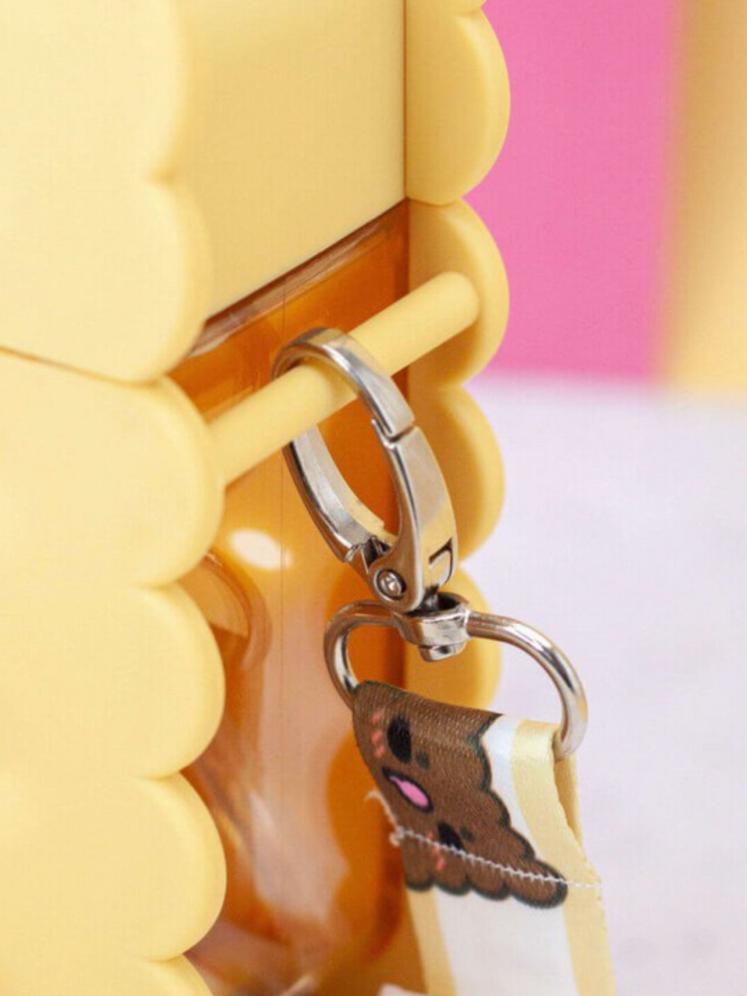 Бутылка для воды "Печенька" Zi Store, детская, с ремешком, 380 мл — фото 1