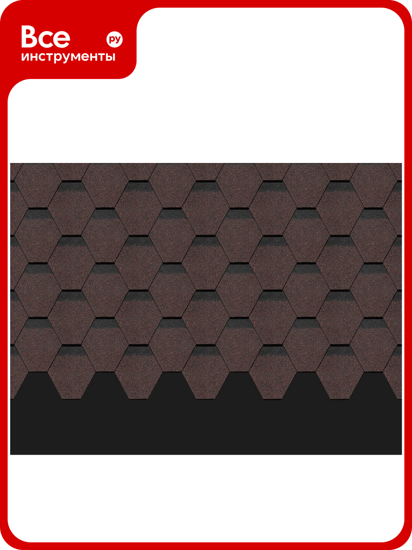 Гибкая черепица DOCKE PIE PREMIUM/шеффилд/ Корица ZRSF-1070